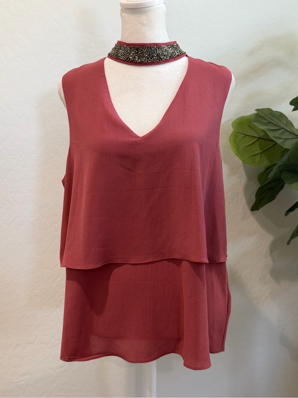 OXOXO  BLOUSE PINK SZ LARGE